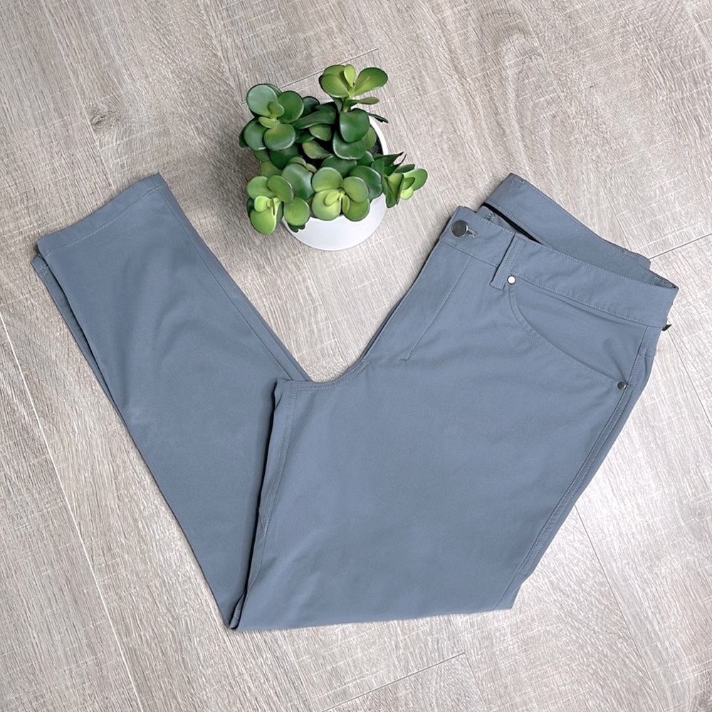 LULULEMON Gray ABC Slim Fit Pants Men’s Size 33